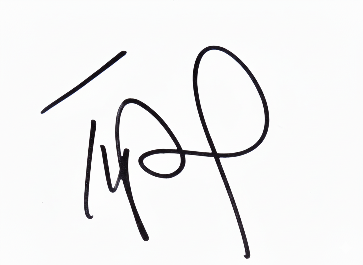 Tucker Pool's signature, co-founder and valuation expert at Captyx, emphasizing expertise in business valuations.