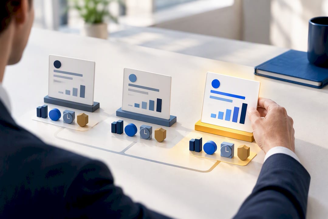 Illustration of weighted offer ranking